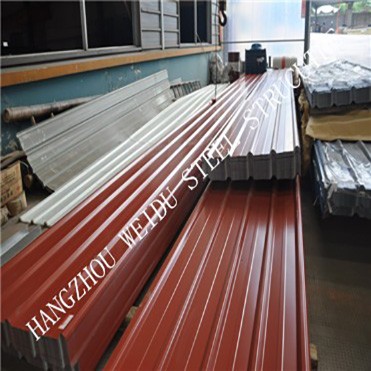 Brown roof corrugated steel sheets supplier